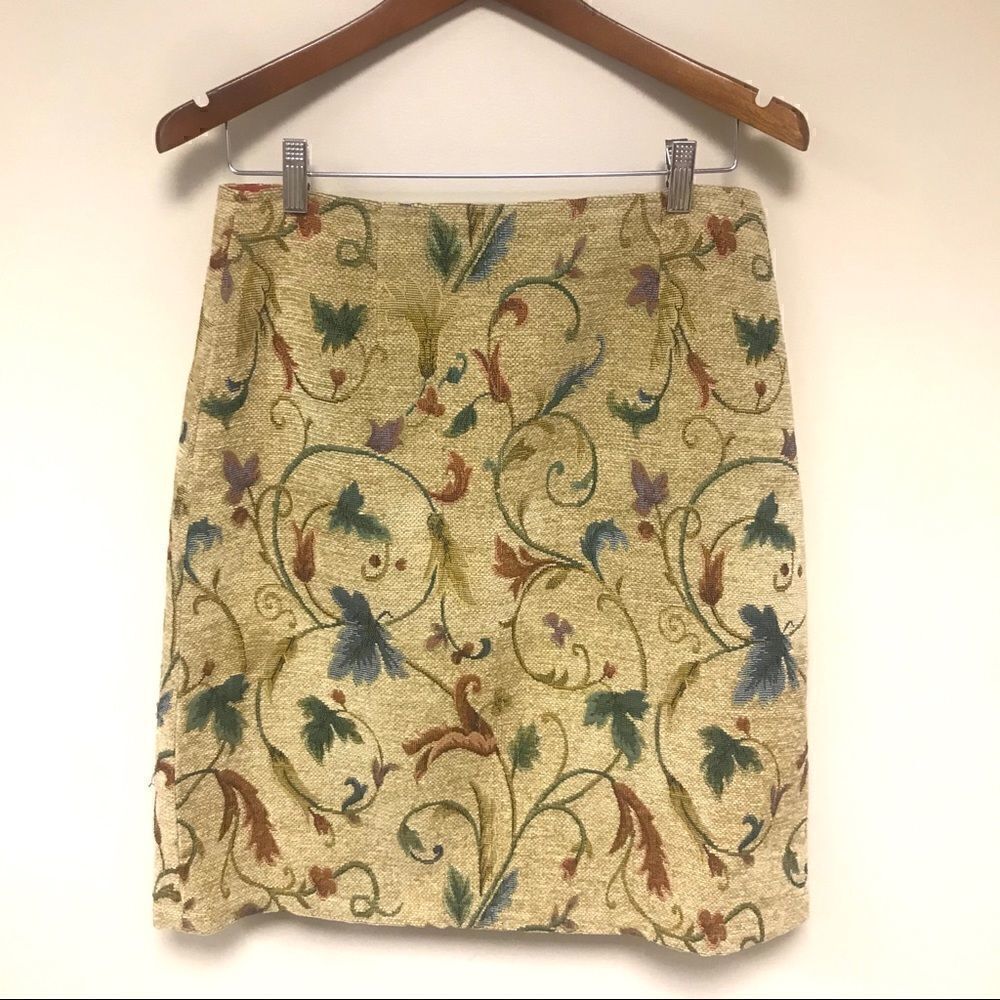 👠Vintage Kit Cornell tapestry skirt.  Size 8